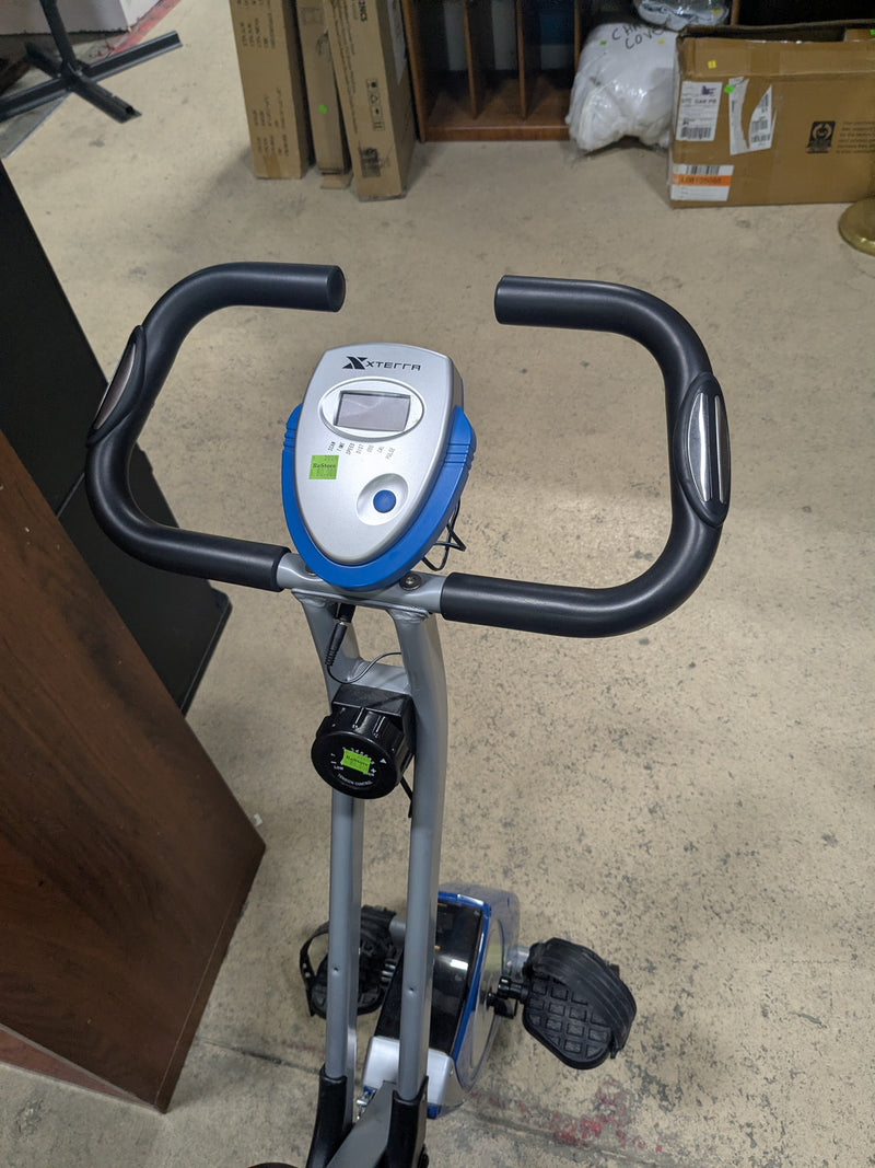 Xterra Foldable Magnetic Upright Exercise Bike