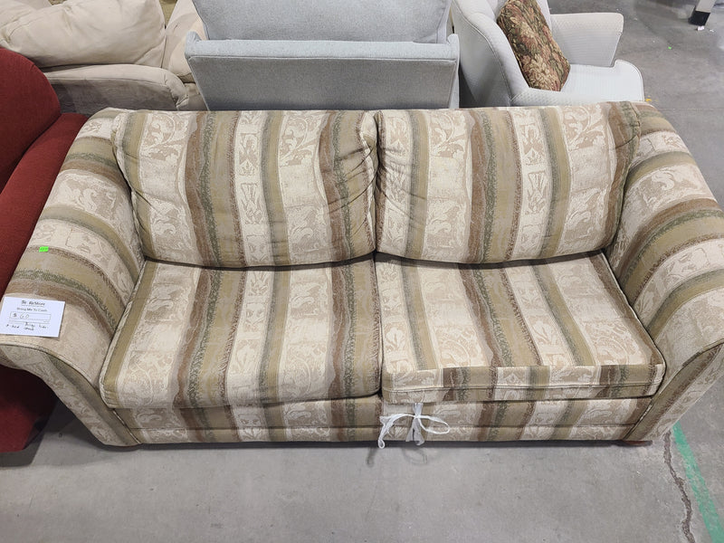 Beige Hide-a-Bed Couch