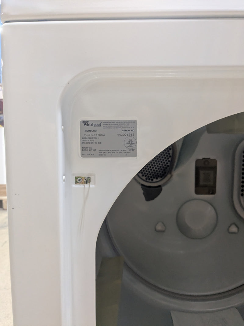 Whirlpool Front Load Gas Dryer