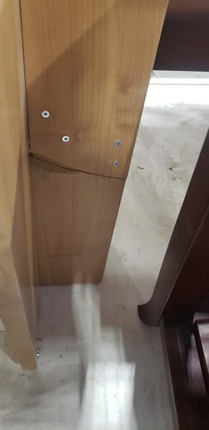 Sleek Modern Glass-Top Console Table