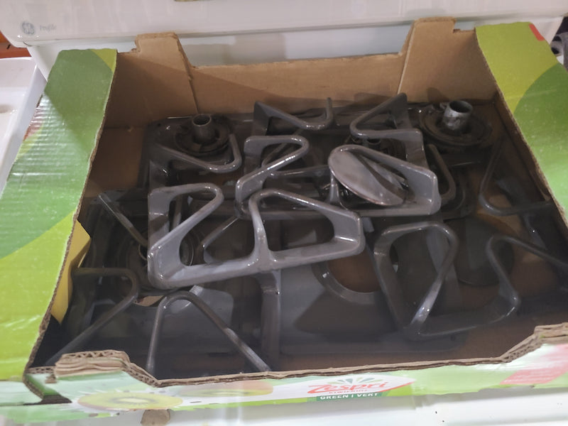 GE Profile White Gas Stove with Oven