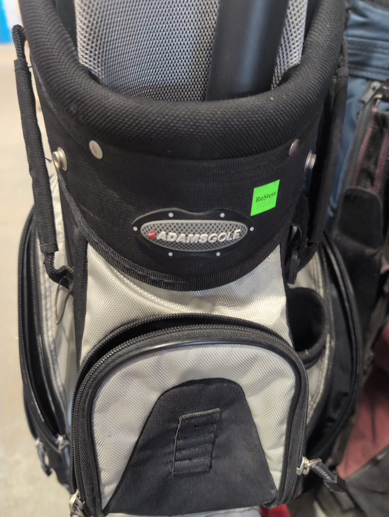 Adamsgolf Grey and Black Golf Bag