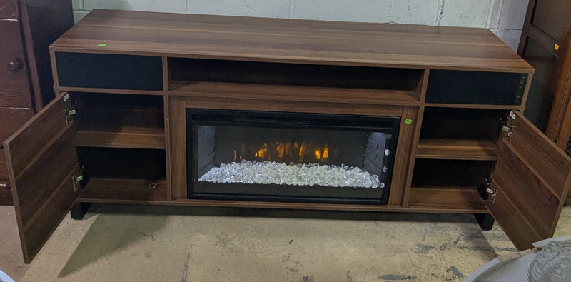 Redmond Electric Fireplace TV Stand with Sound System