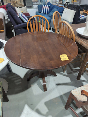 Solid Wood Pedestal Table