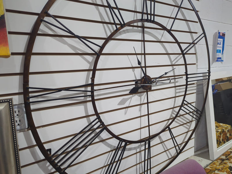 Giant Roman Numeral Clock