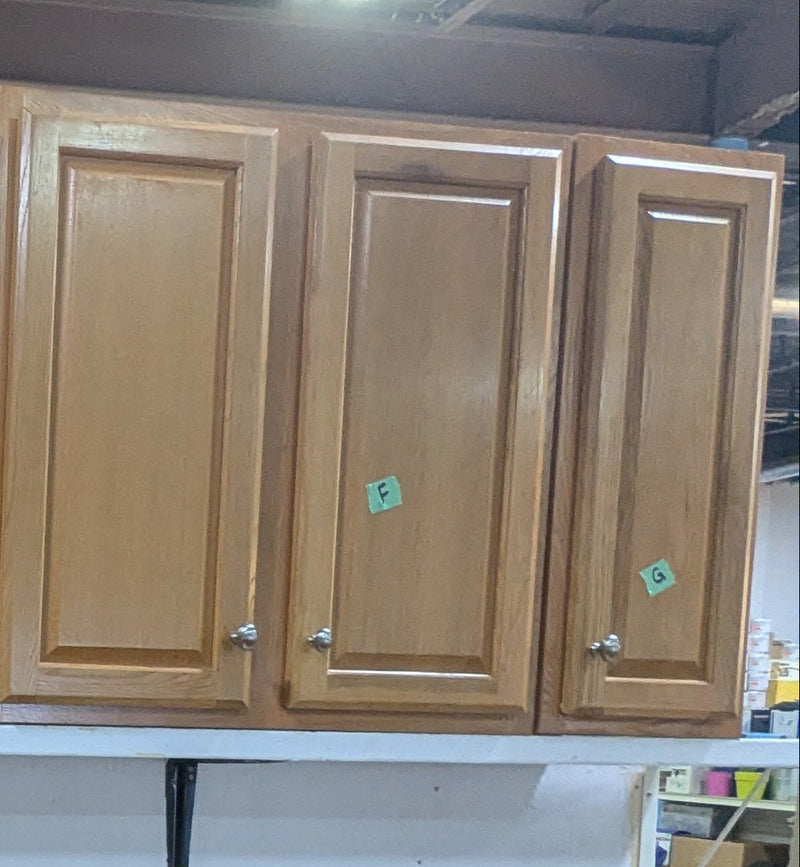 Oak Finish Complete Kitchen Set