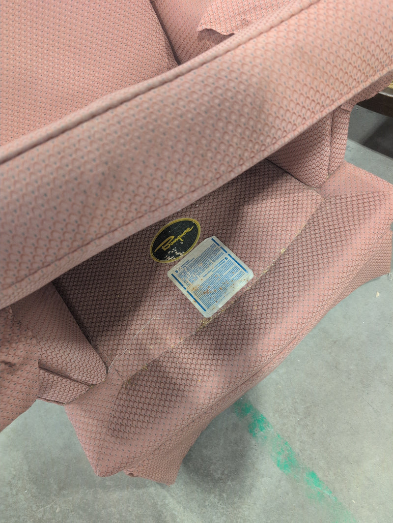 Pink Patterned Armchair