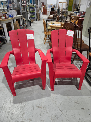 Red Outdoor Muskoka Chair