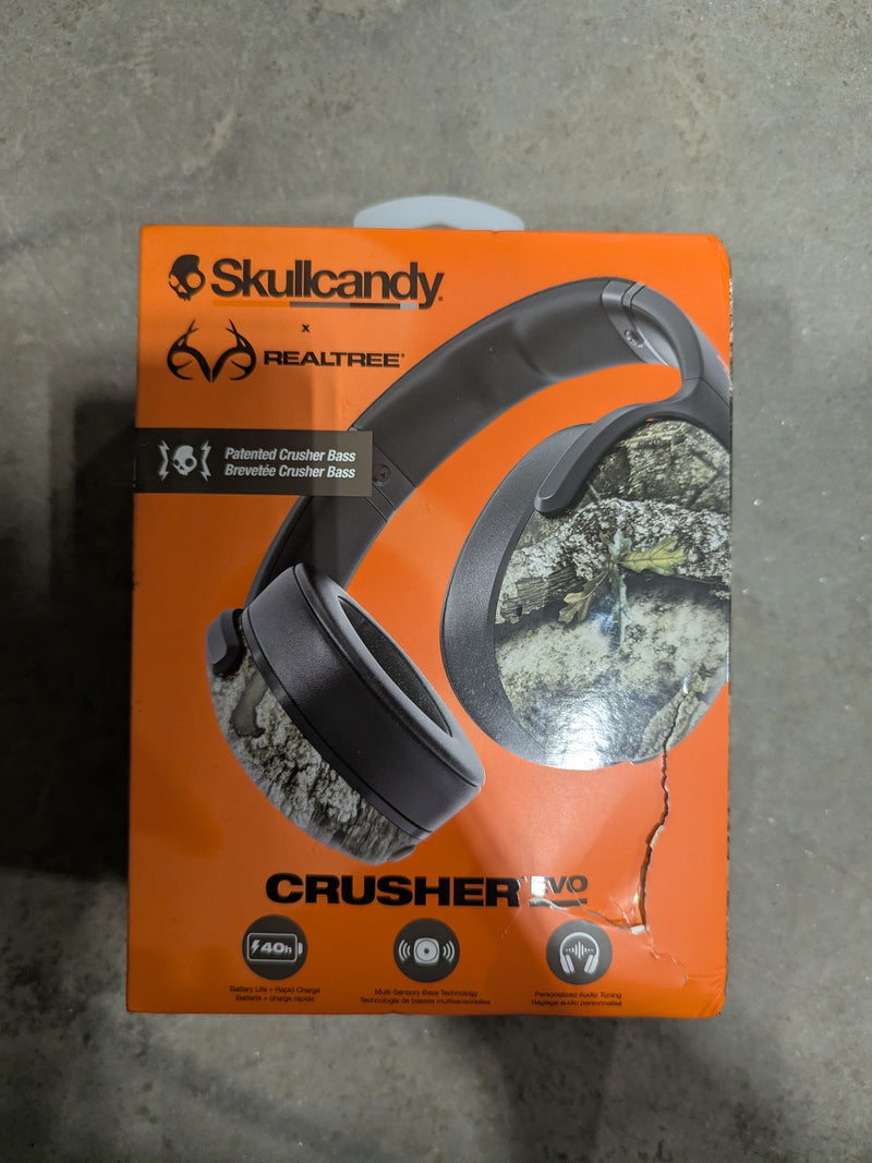 Skullcandy Crusher Evo Wireless Over-Ear Headphones - Realtree APX
