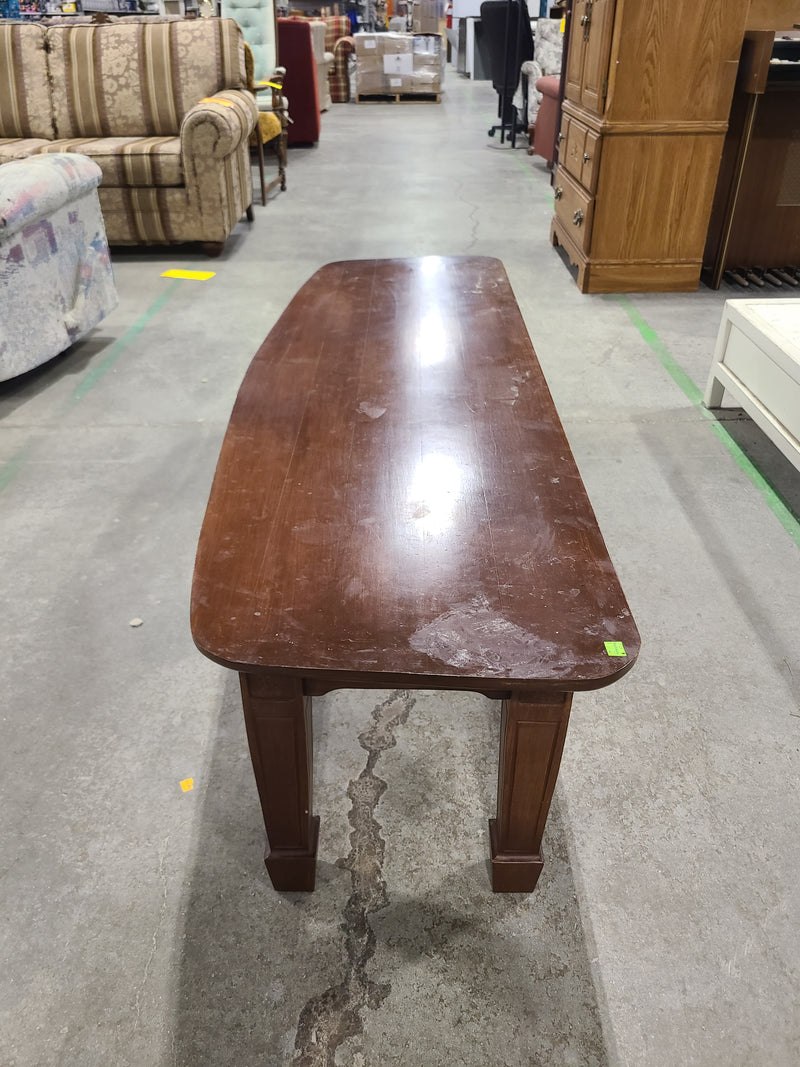 Vintage Mid-Century Curved Wood Coffee Table