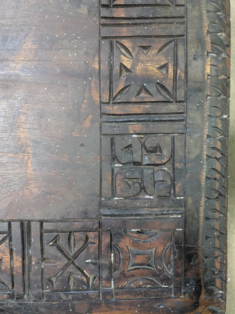 Antique Wooden Carved Coffee Table