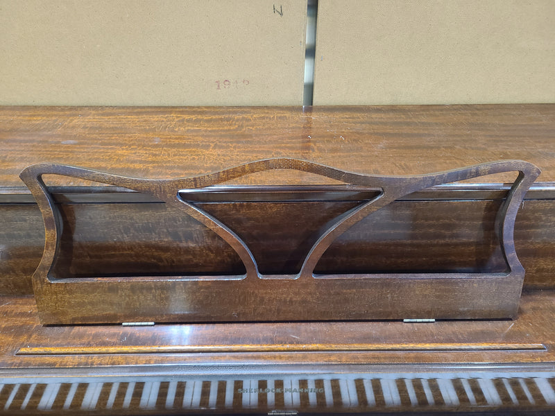 Vintage Sherlock-Manning Mahogany Spinet/Console Piano