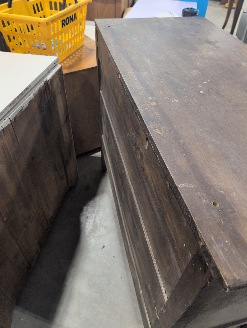 Dark Brown 4 Drawer Dresser
