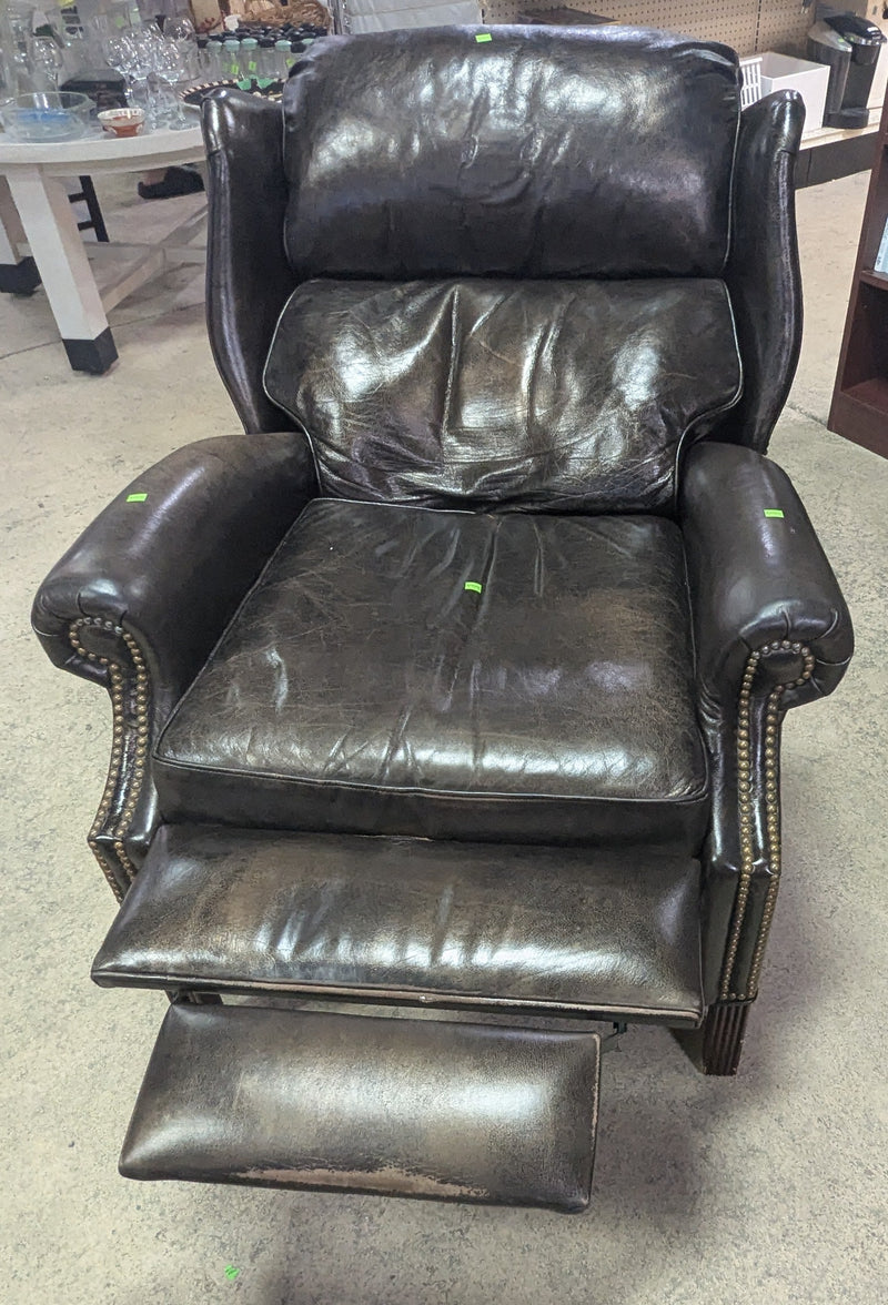 Brown Leather Recliner Chair