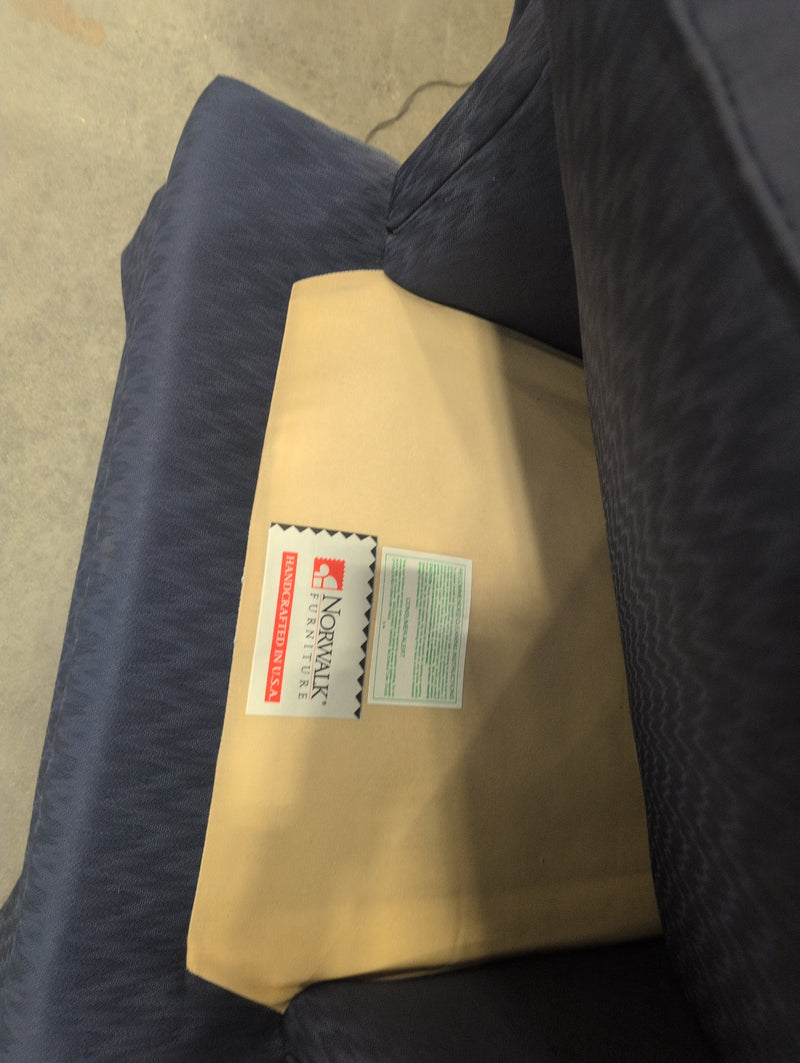 Norwalk Furniture Blue Armchair