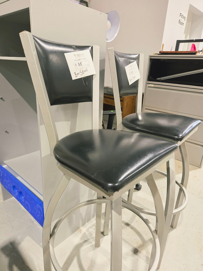 Modern Industrial Swivel Bar Stool