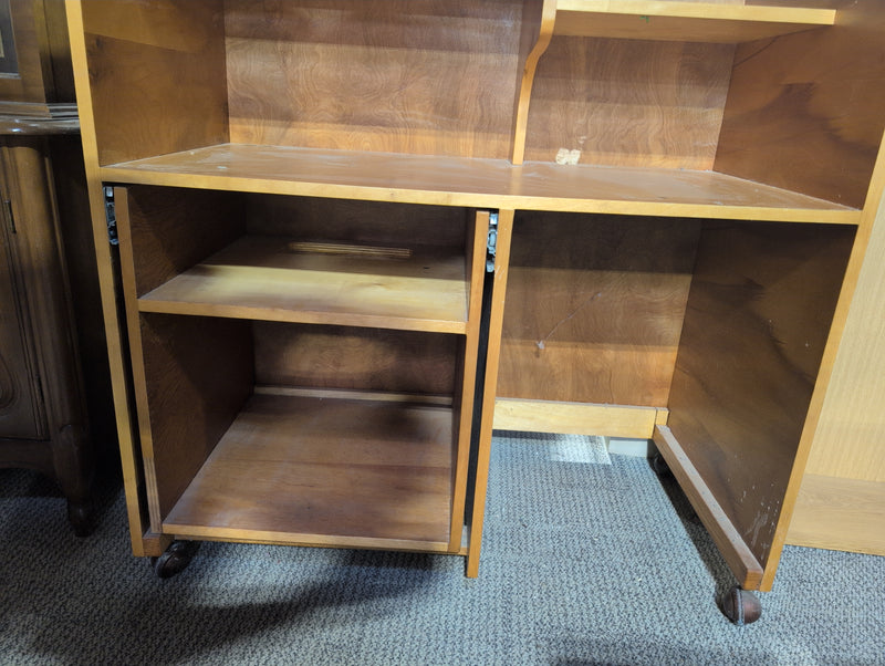 Portable Computer Desk with Shelves