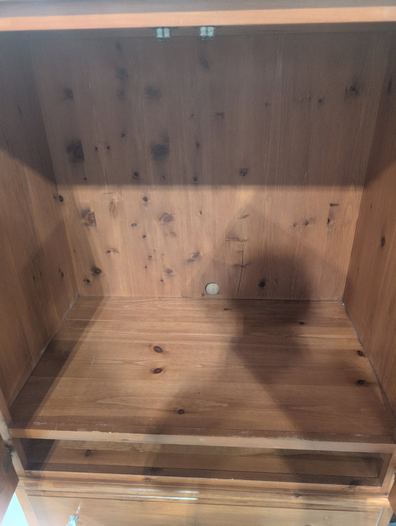 Knotty Pine TV Cabinet