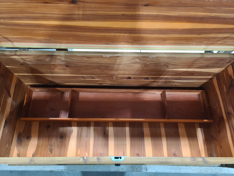Vintage Boshart Genuine Rubber-Sealed Cedar Storage Chest