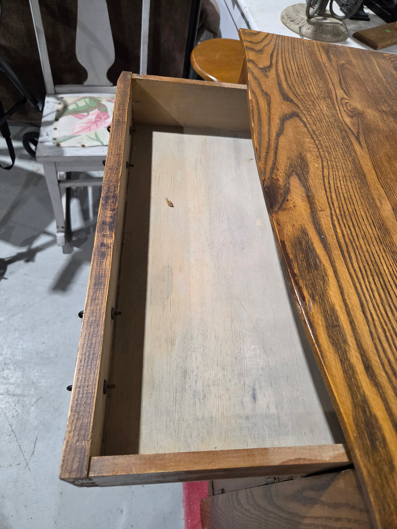 Antique Victorian Oak Washstand