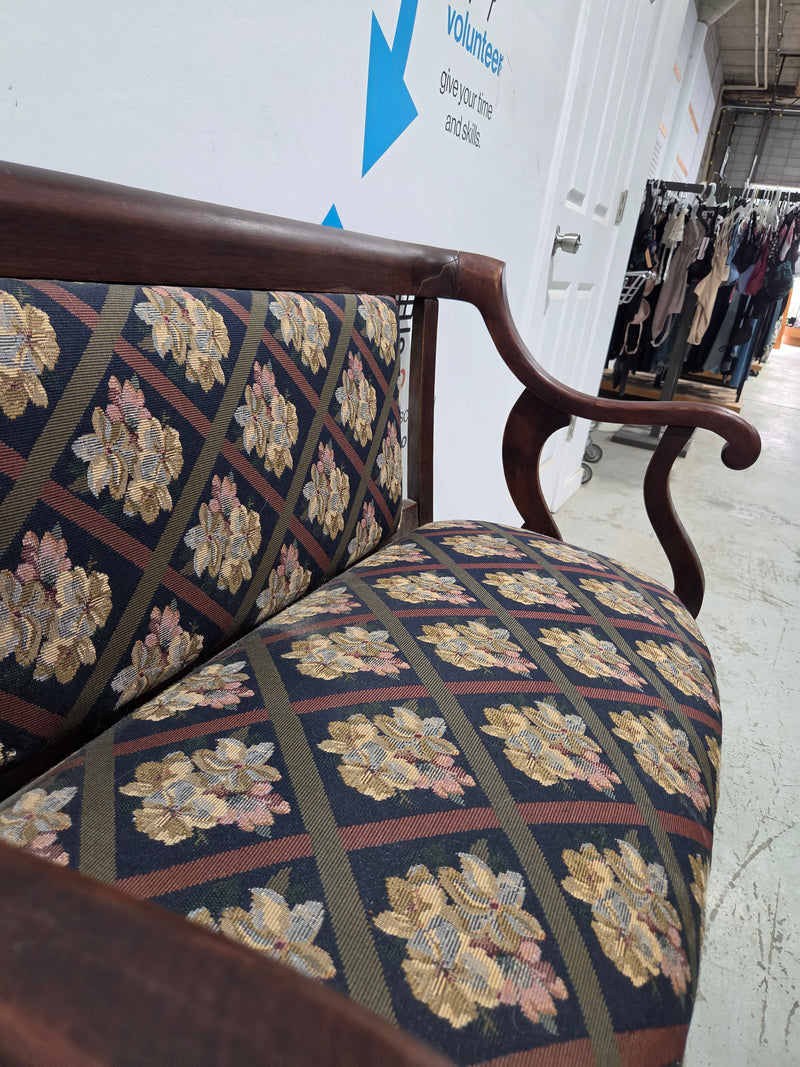 Antique Upholstered Bench