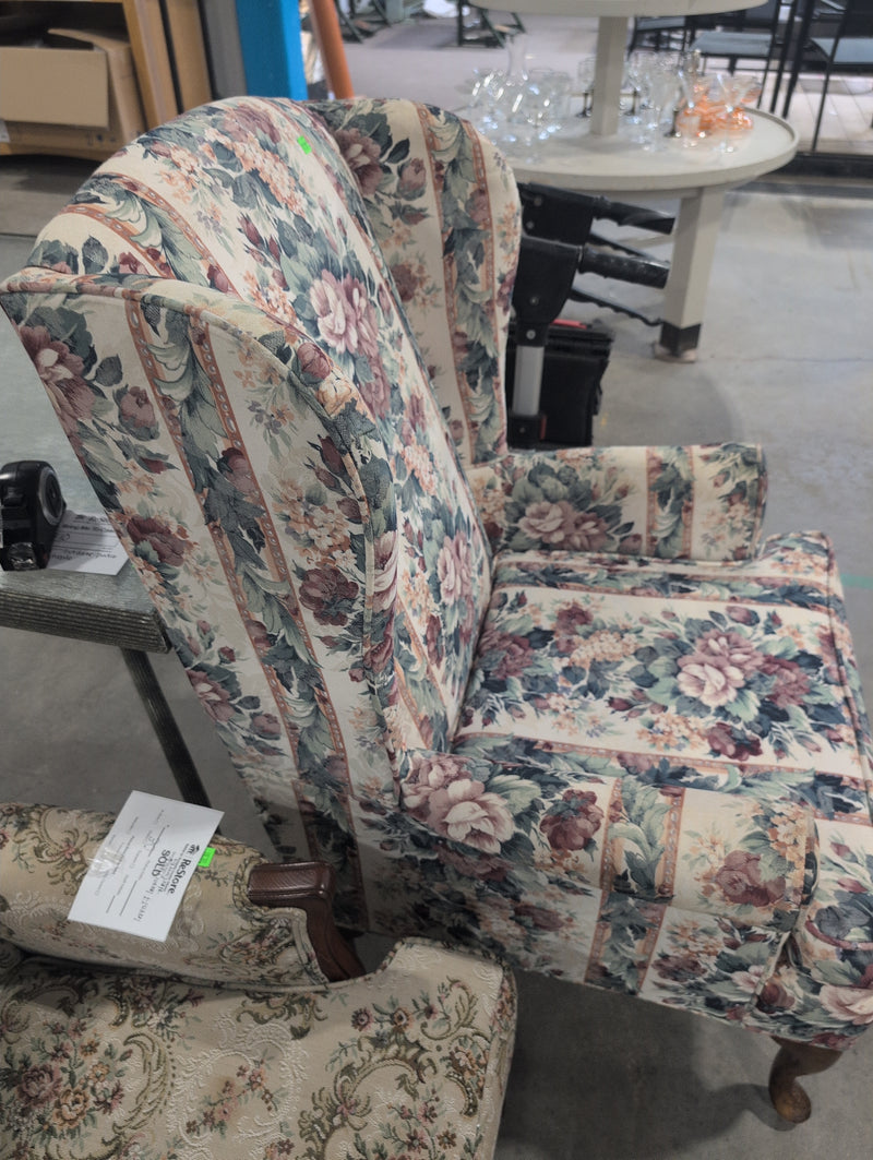 Traditional Floral Armchair