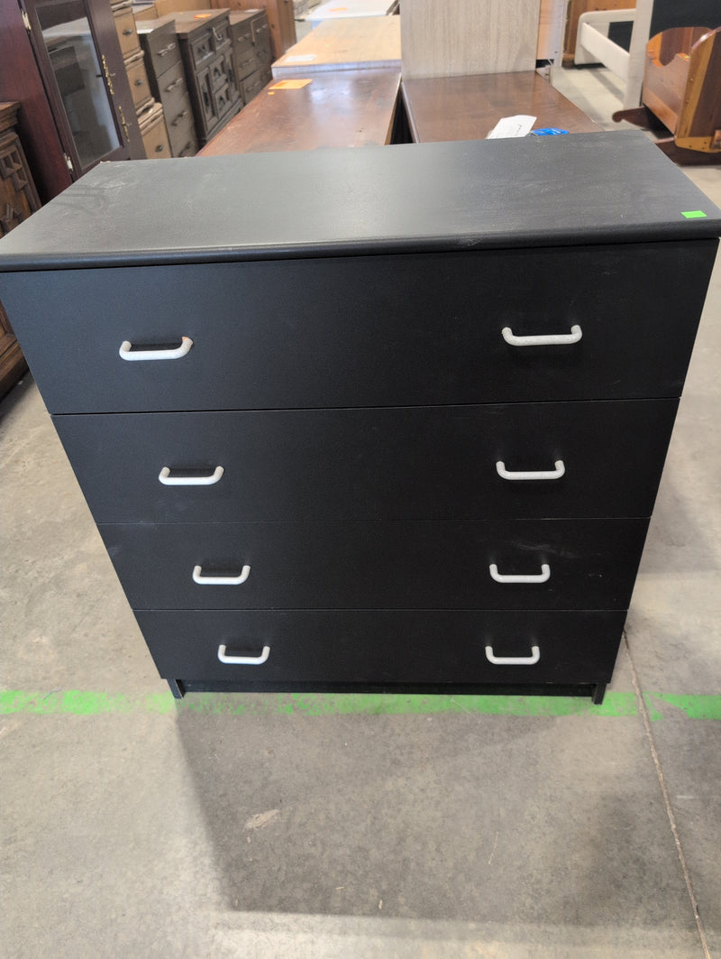 Black 4 Drawer Dresser