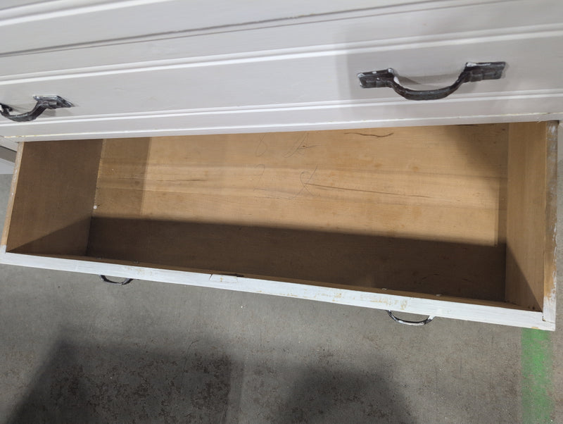 White Antique 3 Drawer Dresser