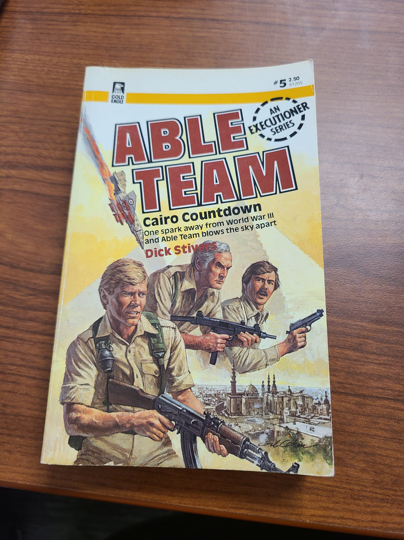 Vintage Able Team Men's Action Adventure Paperback Set #1–15 (Complete Consecutive Run)