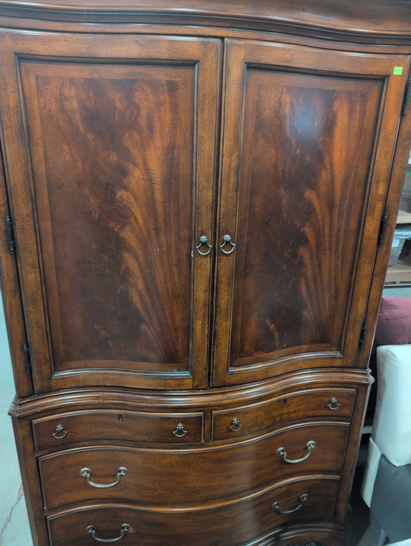 Thomasville Mahogany Veneer TV Armoire
