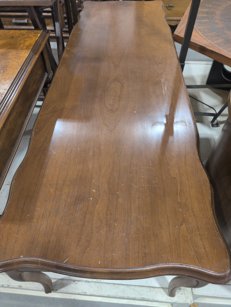 Wood Grain French Provincial Coffee Table