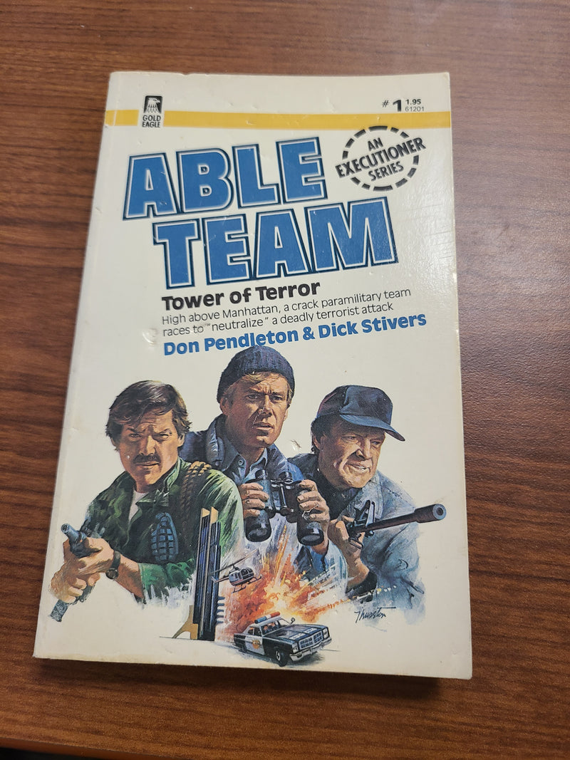Vintage Able Team Men's Action Adventure Paperback Set #1–15 (Complete Consecutive Run)