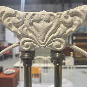 Cream Antique Brass Bedframe