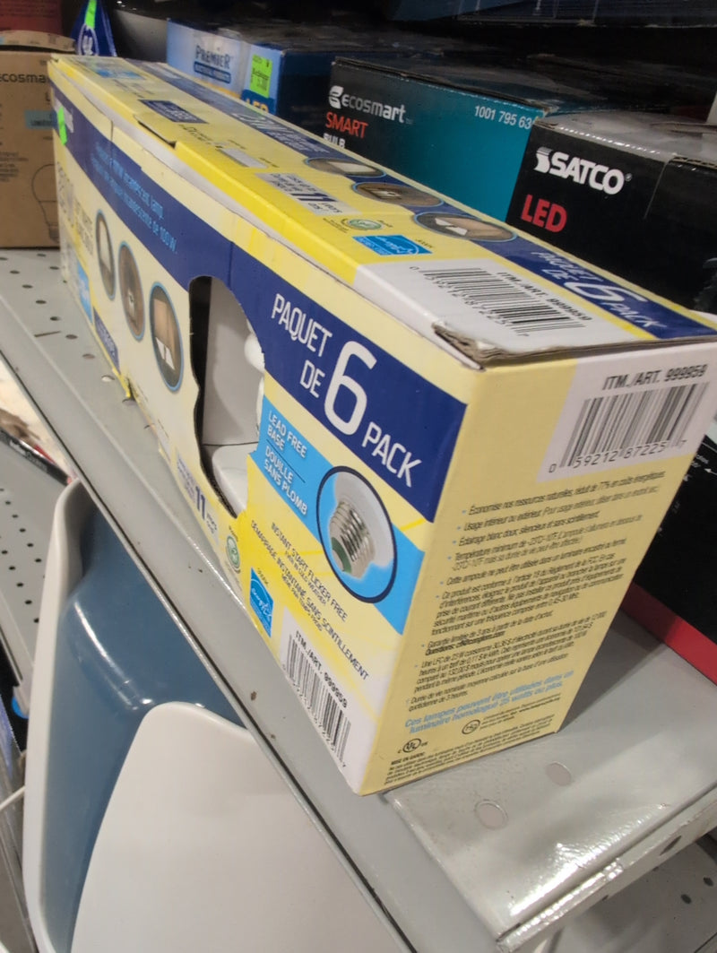 Luminus 6 Pack CFL Bulbs