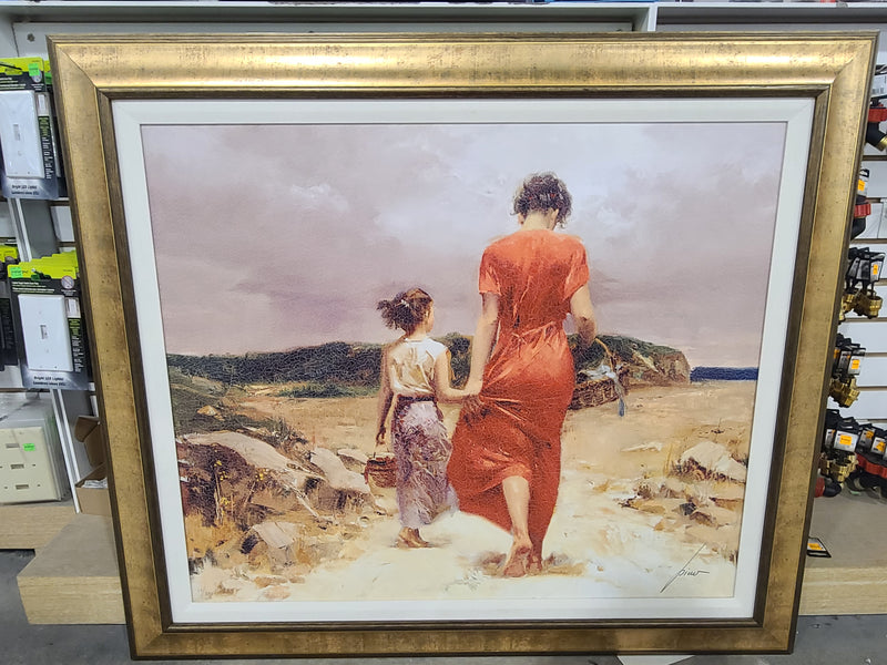 "Homeward Bound" Framed Limited Edition Giclée on Canvas by Pino