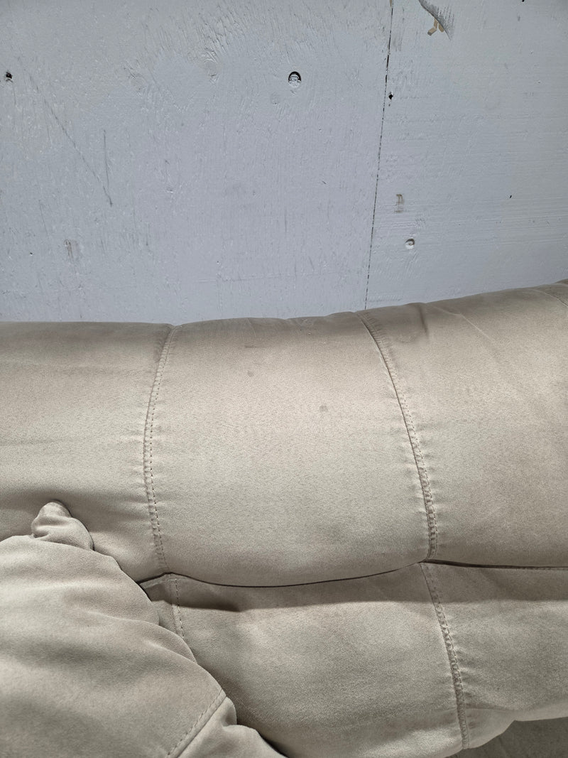 Modern Deep-Seat Beige Sofa