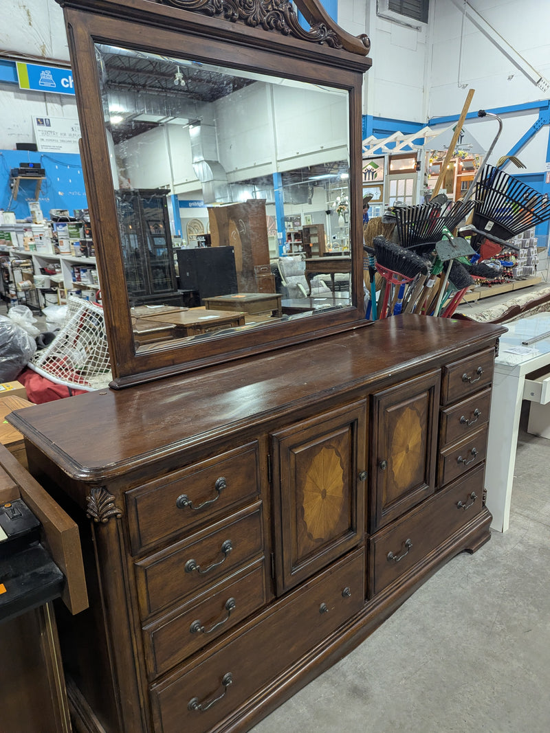 Tall Vintage-Style Buffet