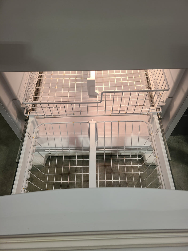 KitchenAid White Bottom-Freezer Refrigerator