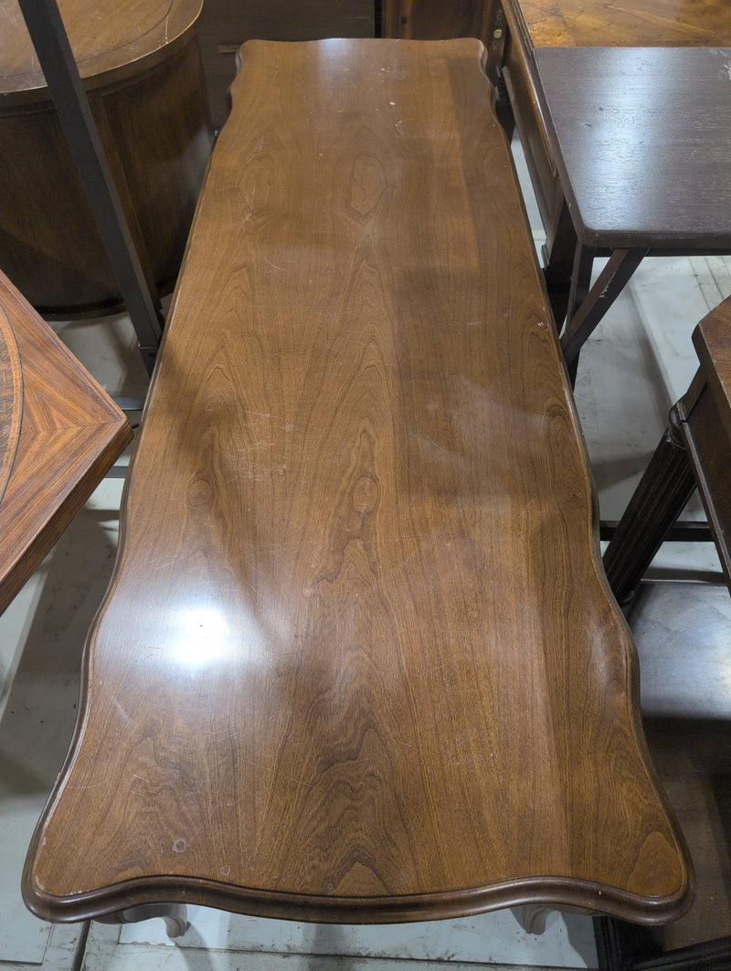 Wood Grain French Provincial Coffee Table