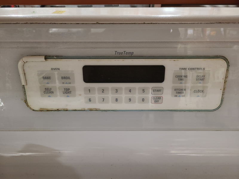 GE Profile White Gas Stove with Oven