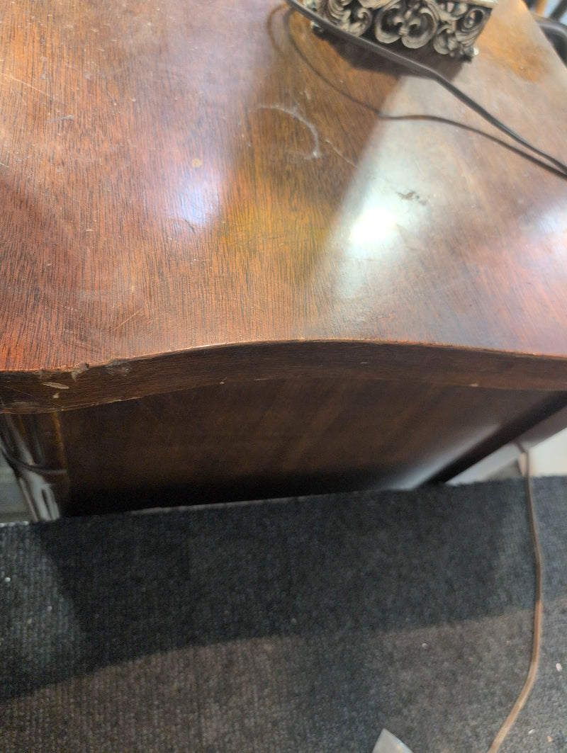 Curved Wooden Sideboard