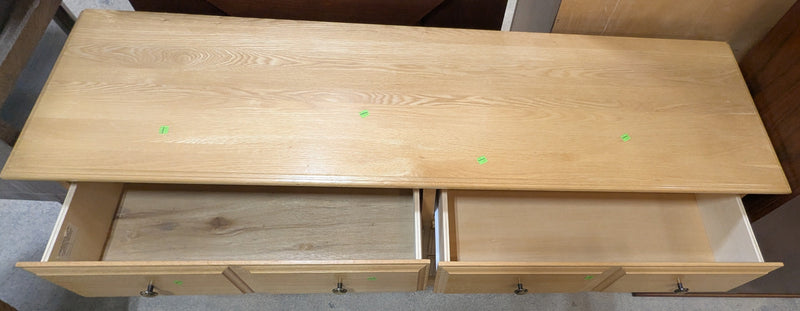 Six-Drawer Light Oak Dresser