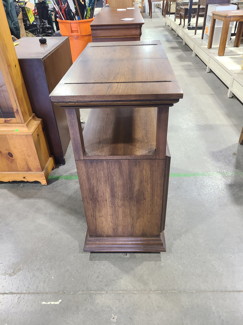 Vintage Spanish Mediterranean Style Flip-Top Dry Bar & Wine Cabinet