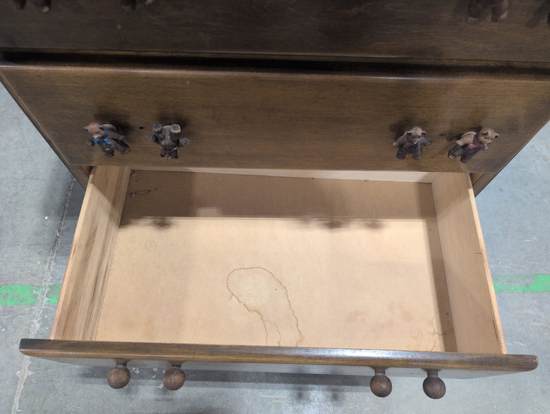Warm Brown MCM 4 Drawer Dresser
