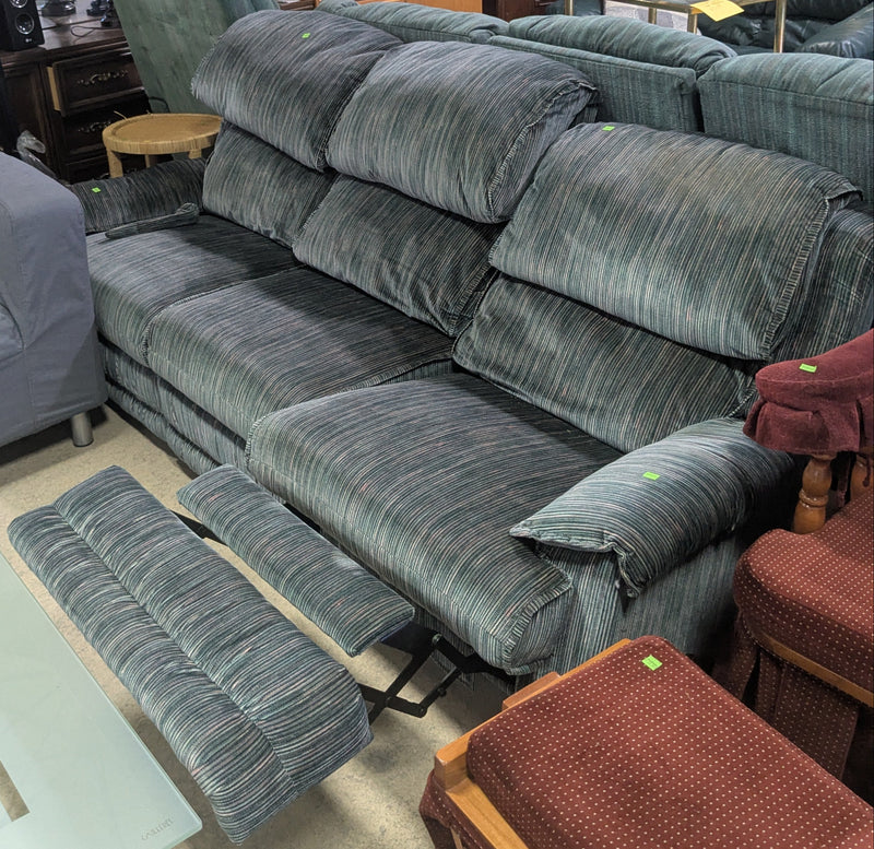 Green Reclining 3 Seater Sofa