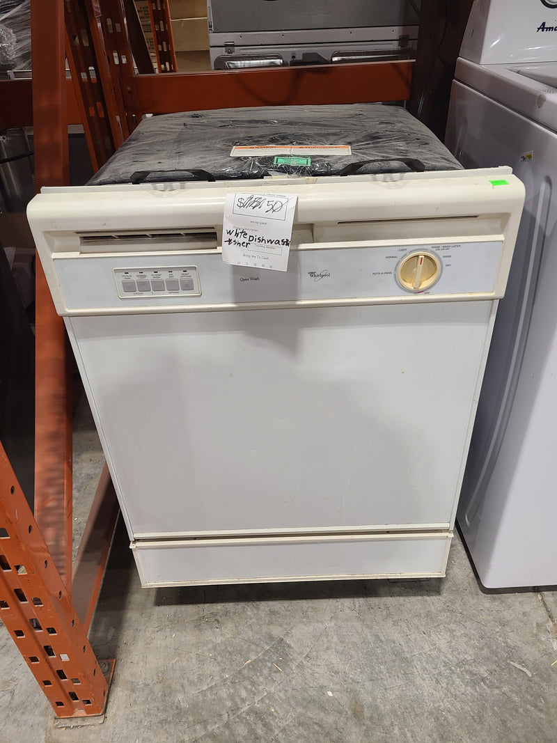Whirlpool Multi-Cycle Built-In Dishwasher in White
