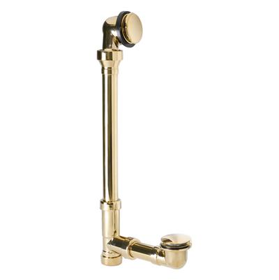 Mountain Plumbing Soft Touch Clawfoot Bath Waste & Overflow Kit – Polished Brass / Polished Chrome