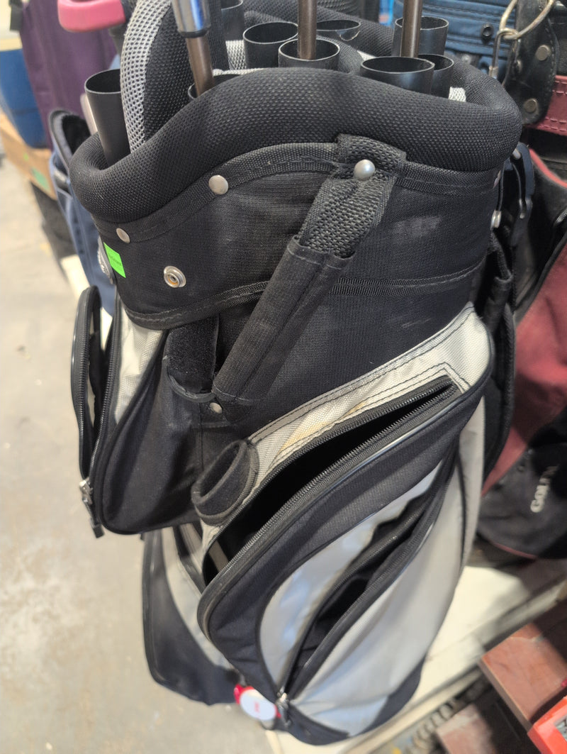 Adamsgolf Grey and Black Golf Bag