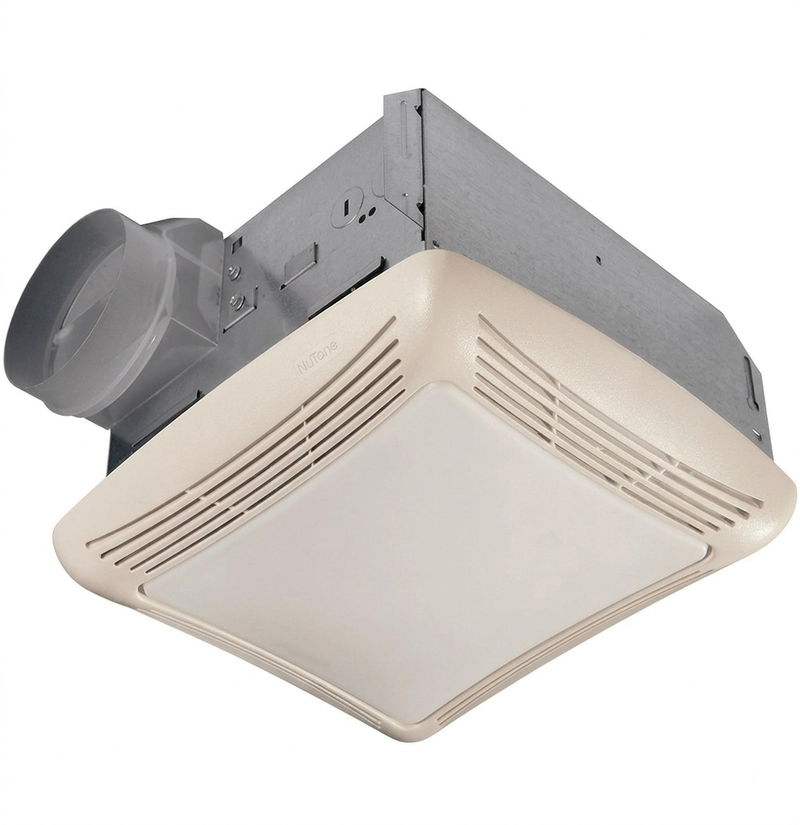 NuTone Basic Bathroom Ventilation Fan with Light – 50 CFM