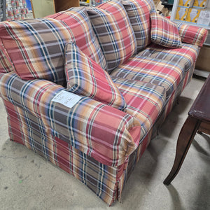Multi-Colored Mid Century Sofa Bed